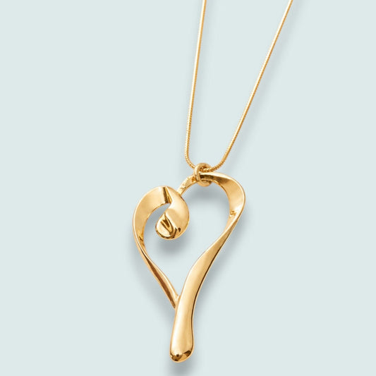 Audrey's - Open Heart Pendant Necklace