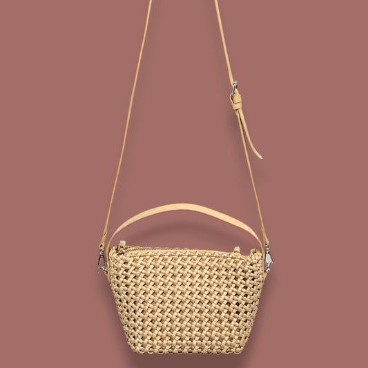 Inzi - Woven Crossbody Handbag