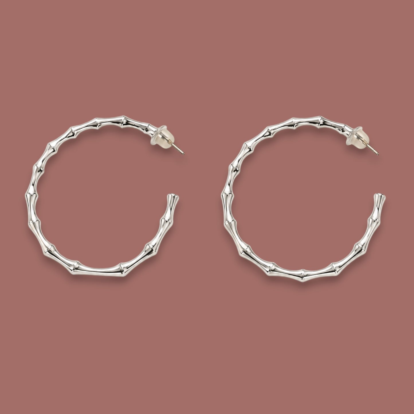 Audrey's - Sculpted Hoop Earrings