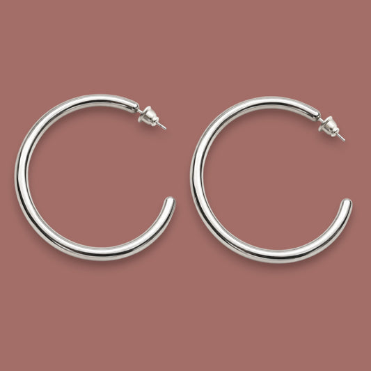 Audrey's - Polished Statement Hoop Earrings