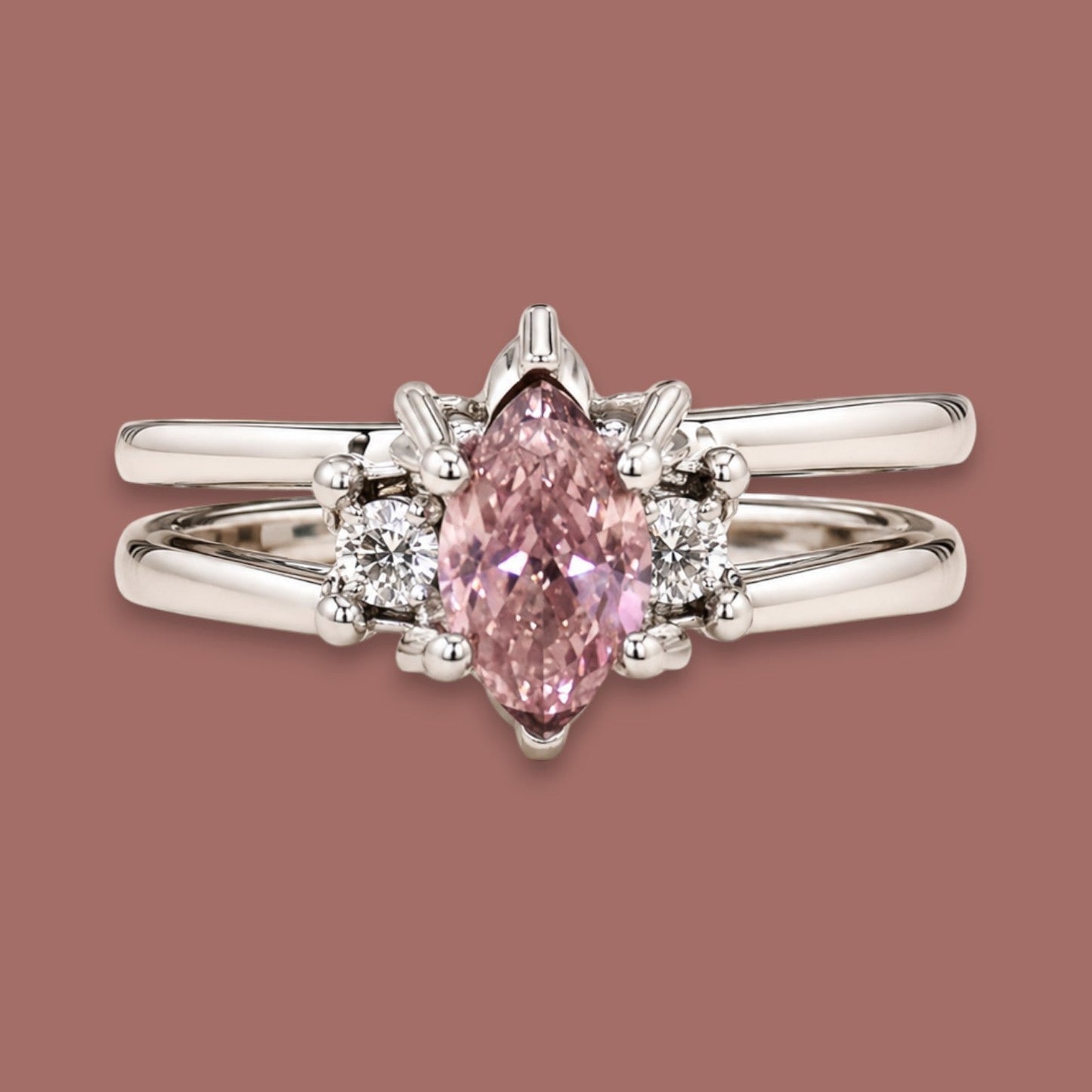 Audrey's - Reversible Marquise Stone Ring