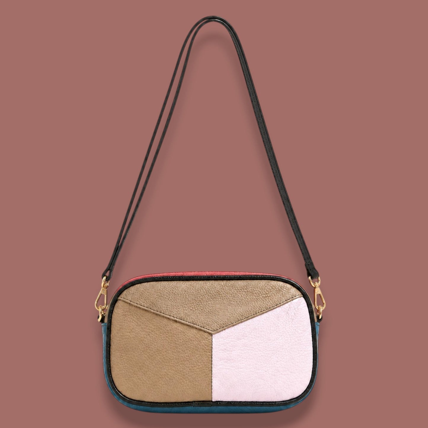 Armoir - Two-Sided Colour Block Crossbody Purse