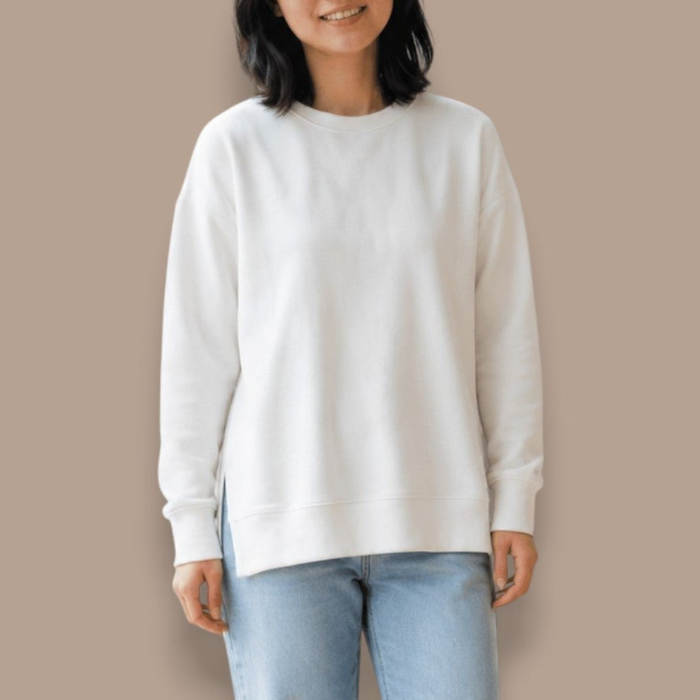 DKR -Ultra Soft Brushed Fleece High-Low Sweatshirt