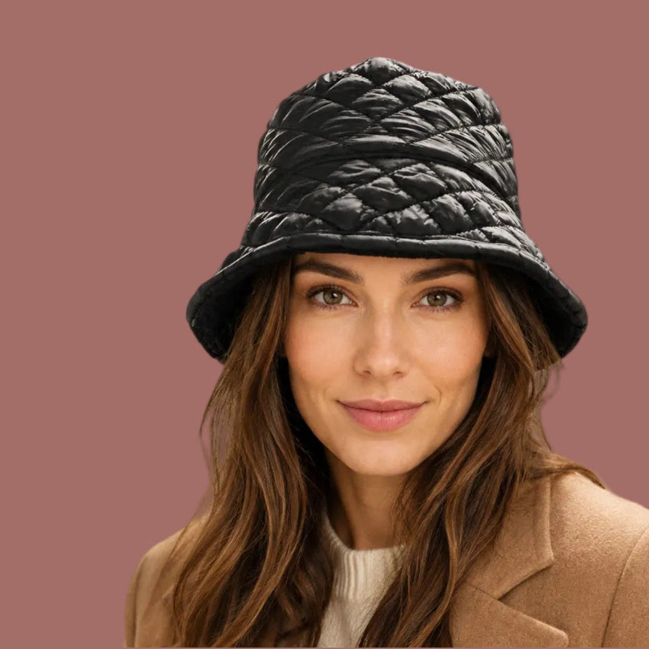Audrey's - Reversible Quilted Sherpa Bucket Hat