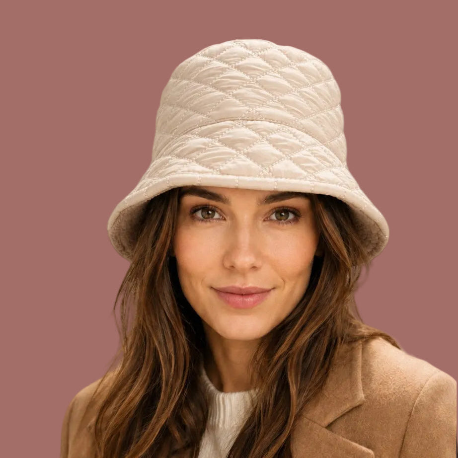 Audrey's - Reversible Quilted Sherpa Bucket Hat