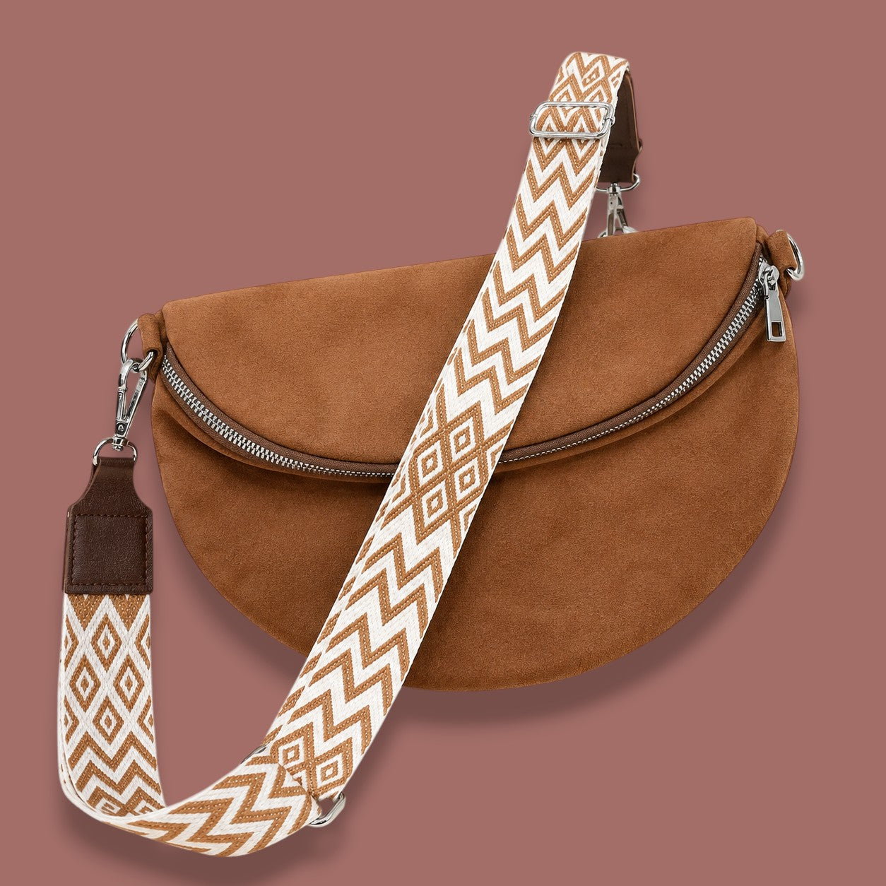 Armoir - Geometric Strap Crossbody Bag