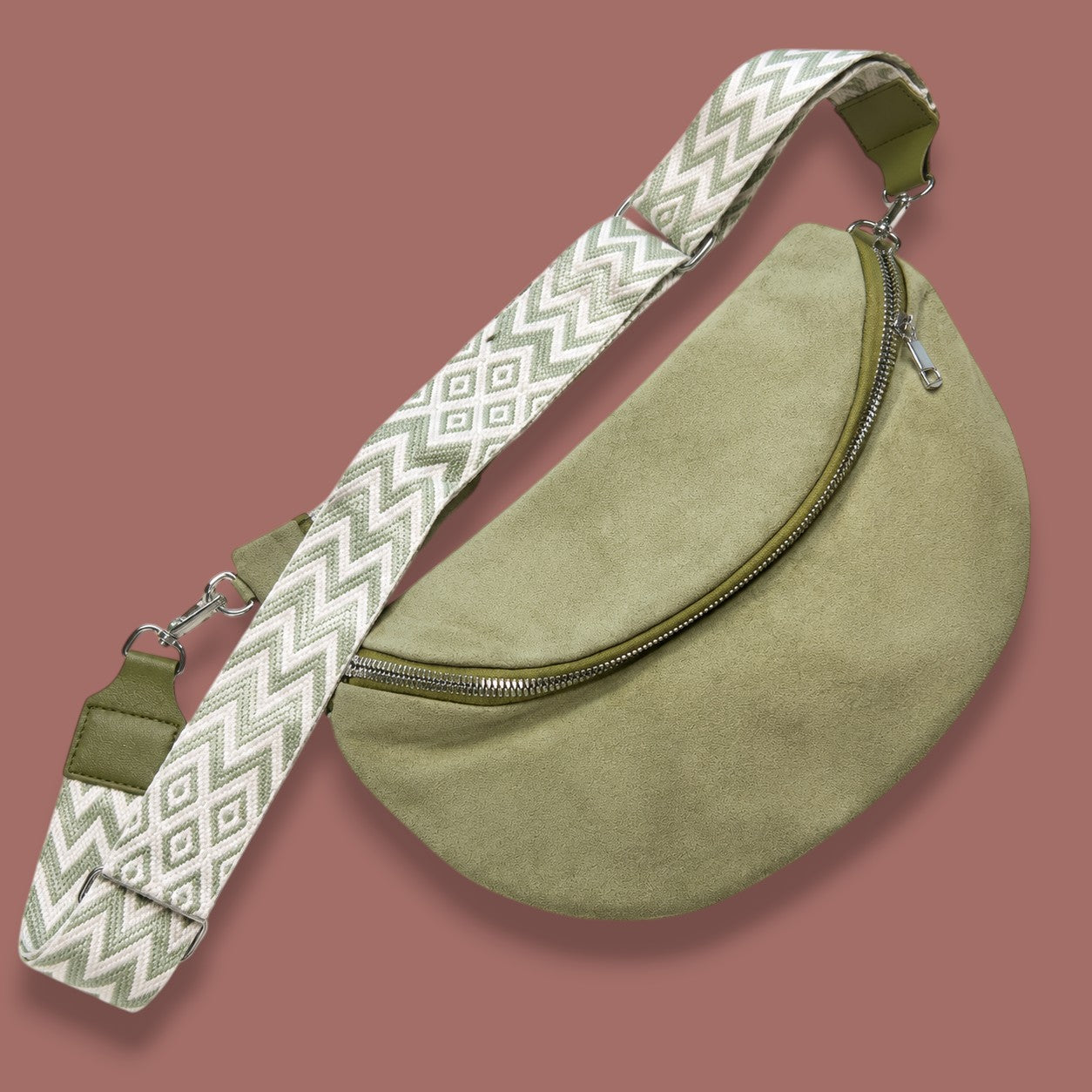 Armoir - Geometric Strap Crossbody Bag
