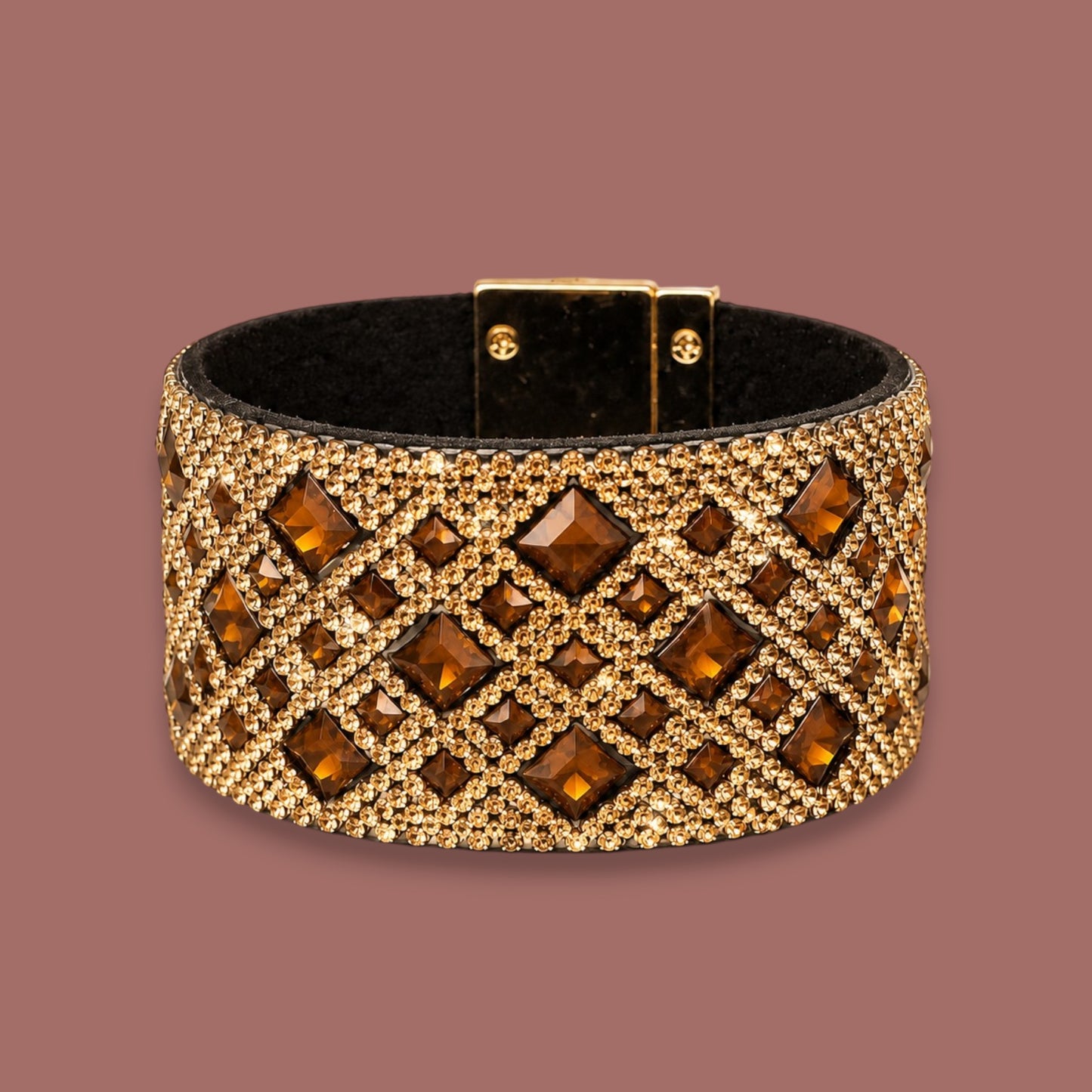Jacqueline Kent - Champagne Sparkle Cuff Bracelet