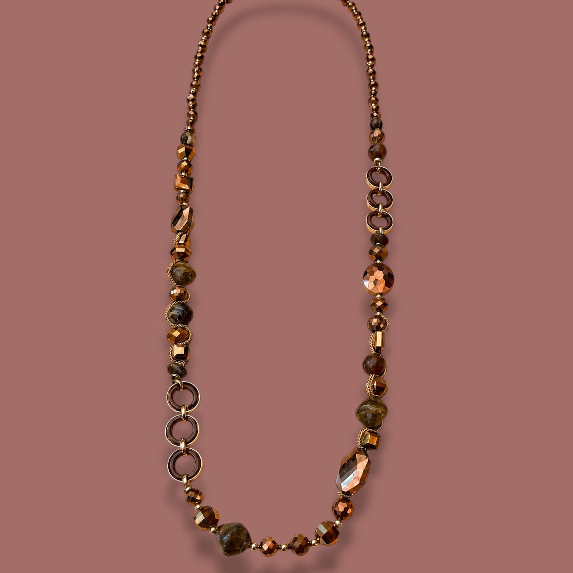 Red Coral - Mixed Bead Necklace