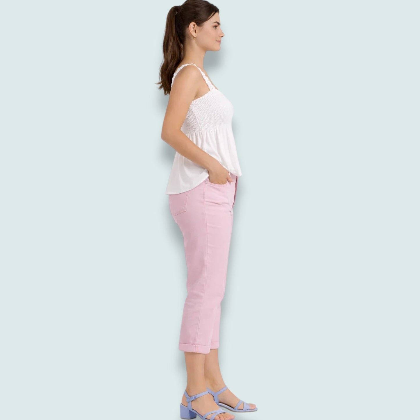 Carreli - Stretch Denim Capri