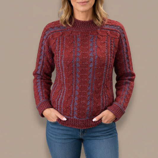 FDJ - Cable Knit Crew Neck Sweater
