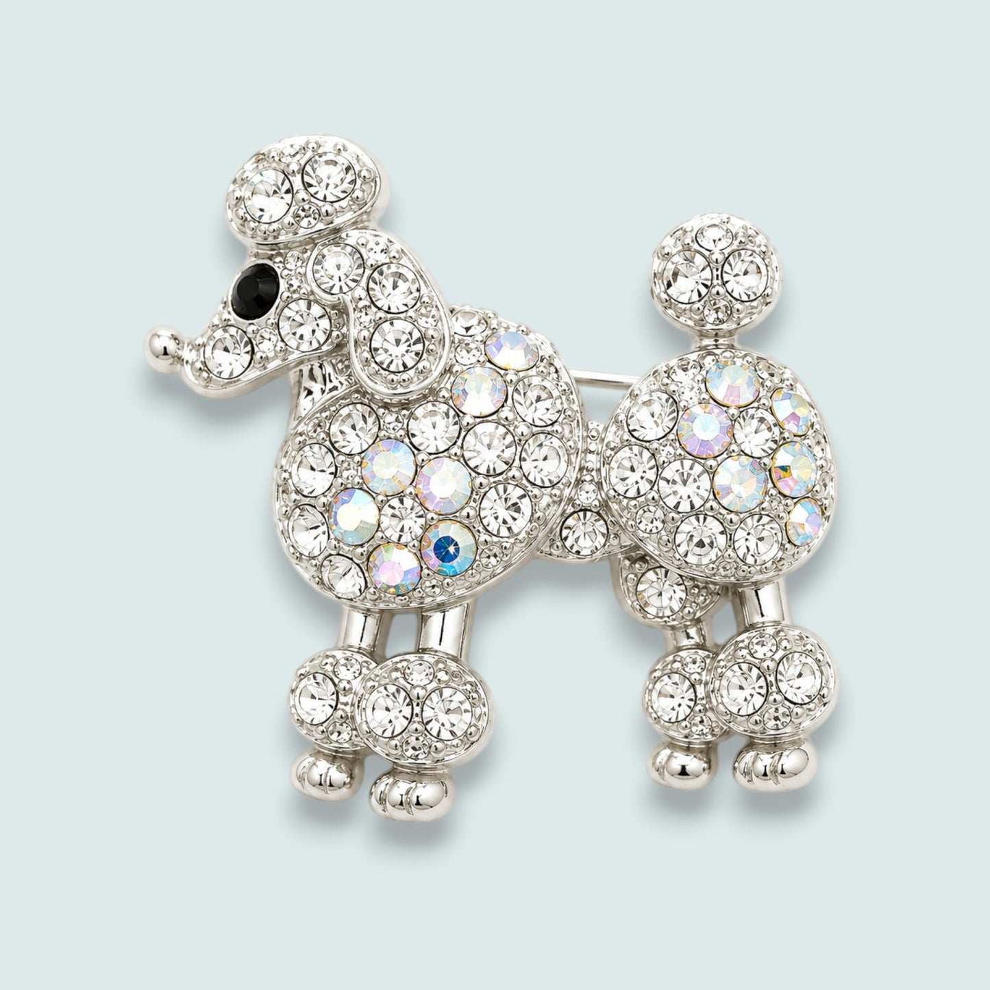 Audrey's - Sparkling Poodle Brooch