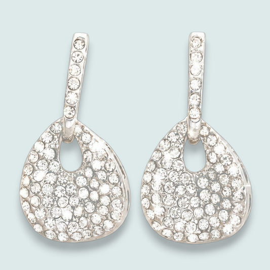 Audrey's - Crystal Teardrop Sparkle Earrings