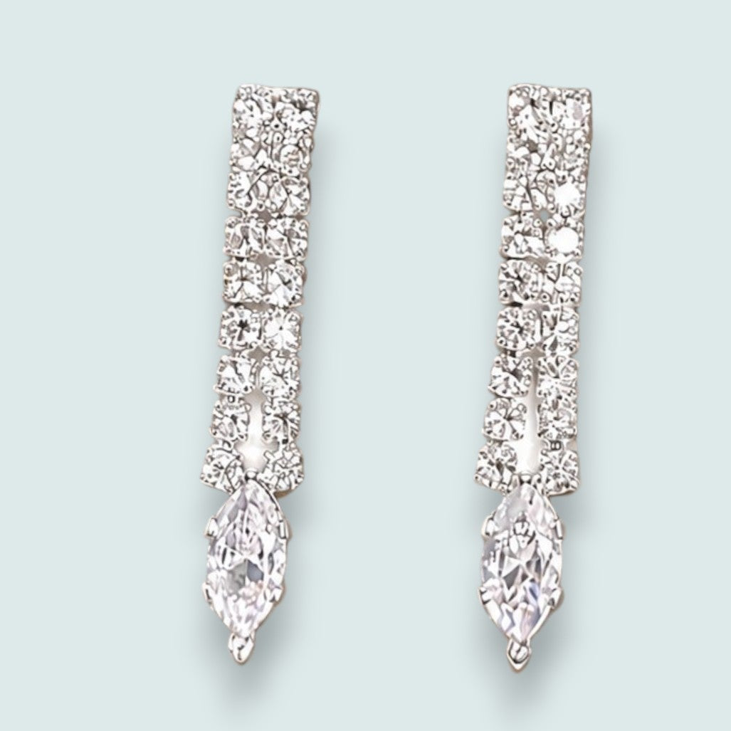 Audrey's - Crystal Cascade Drop Earrings