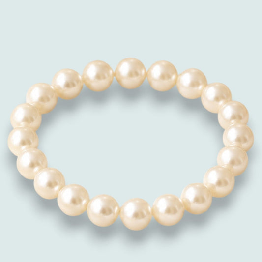 Audrey's - Classic Pearl Stretch Bracelet