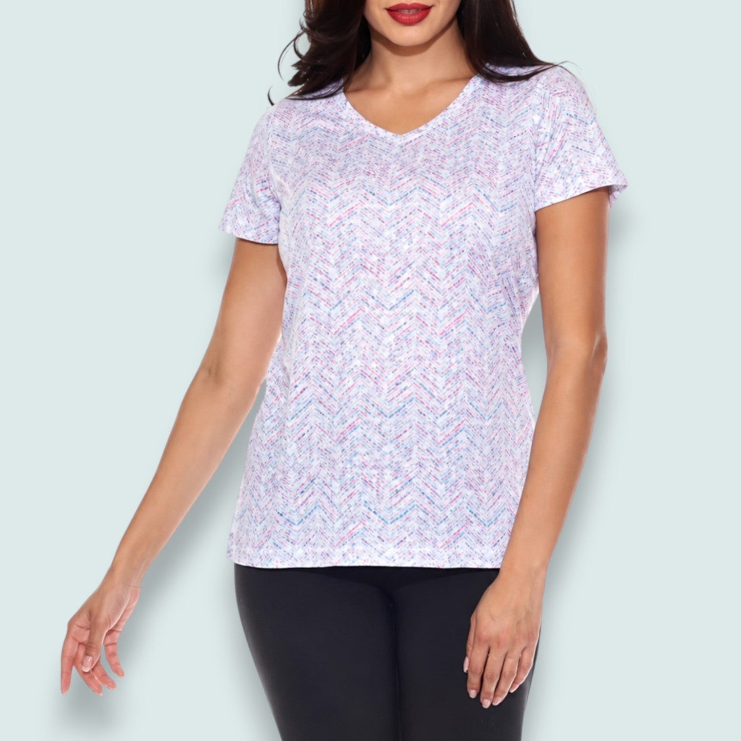 Tango Mango - Sun-Kissed Escape V-Neck Tops