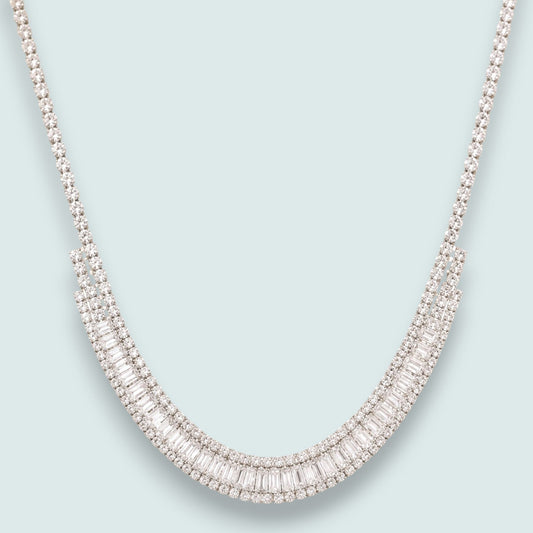 Audrey's - Crystal Elegance Statement Necklace