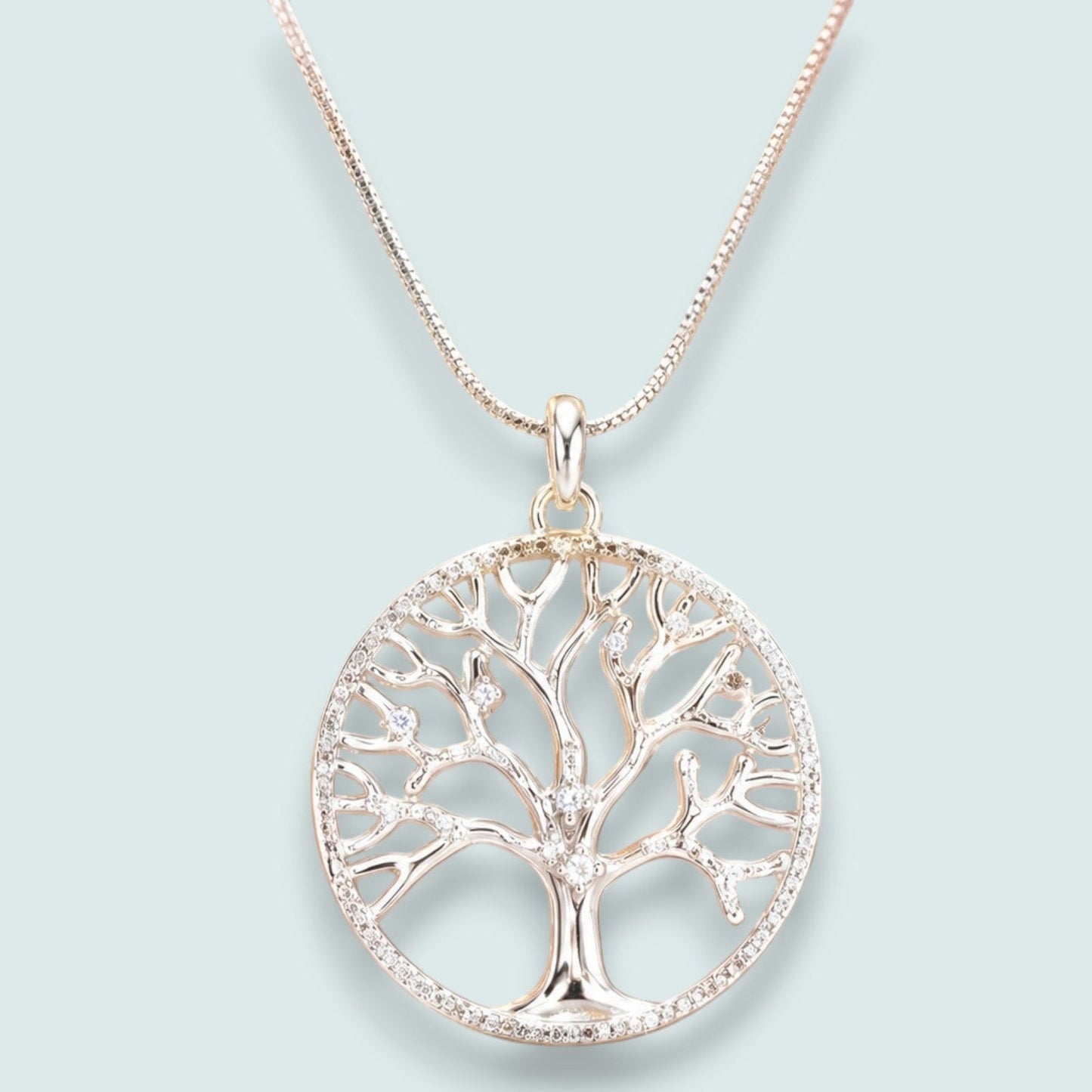 Audrey's - Silver Tree Of Life Pendant Necklace