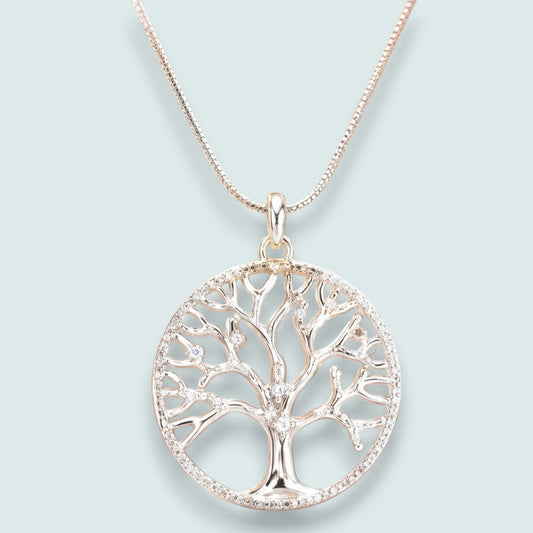 Audrey's - Silver Tree Of Life Pendant Necklace