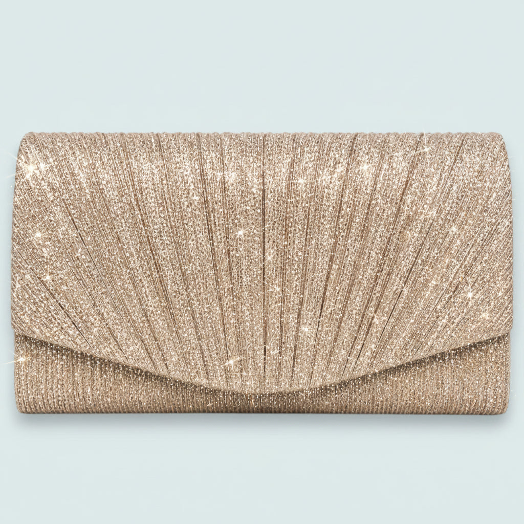 Audrey's - Shimmer Pleated Evening Clutch