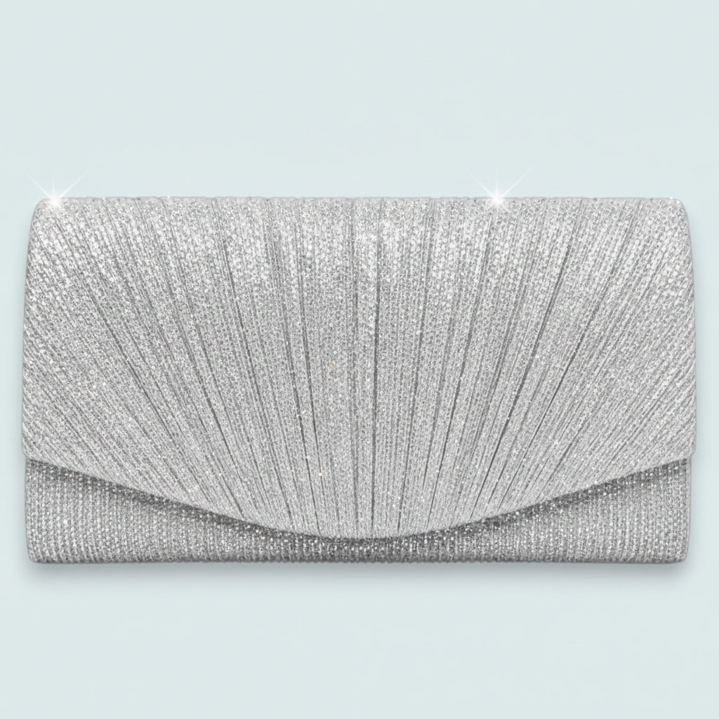 Audrey's - Shimmer Pleated Evening Clutch