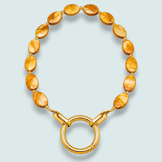 Lofttan - Trent Buckskin Oyster Necklace