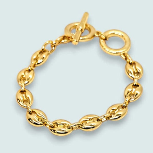 Merx - Oval Link Toggle Bracelet