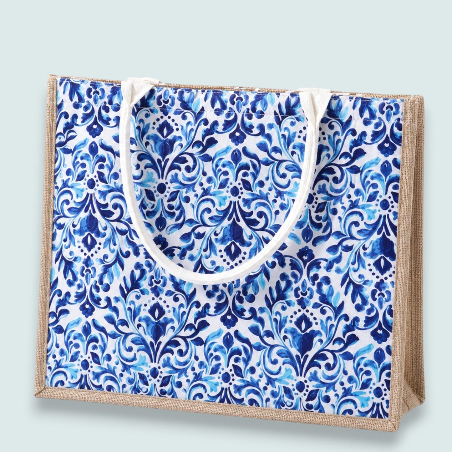 Audrey's - Blue Tile Market Tote