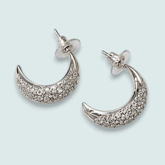 Audrey's - Luna Sparkle Hoop Earrings