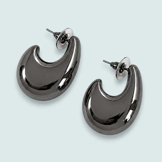 Audrey's - Midnight Dome Statement Earrings
