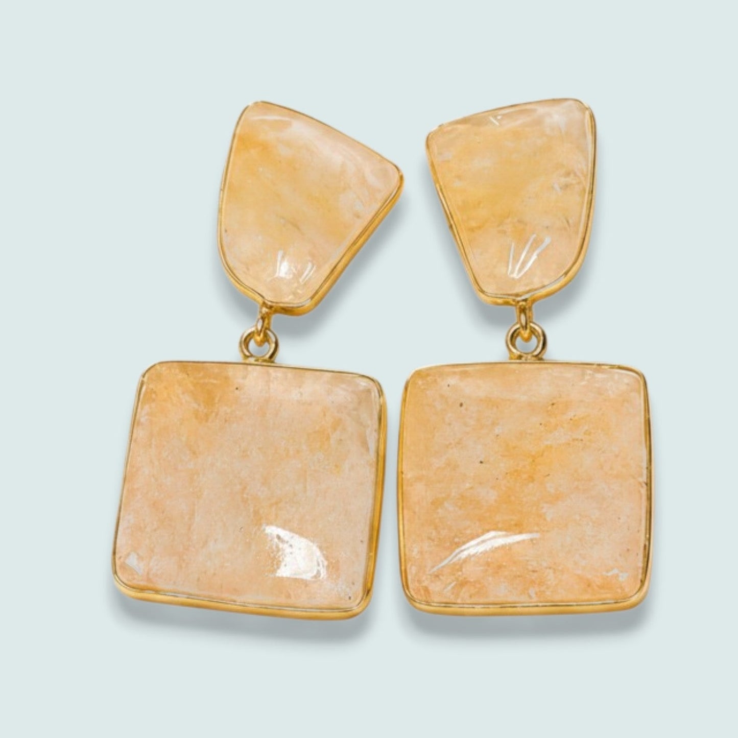 Audrey's - Geometric Statement Earrings