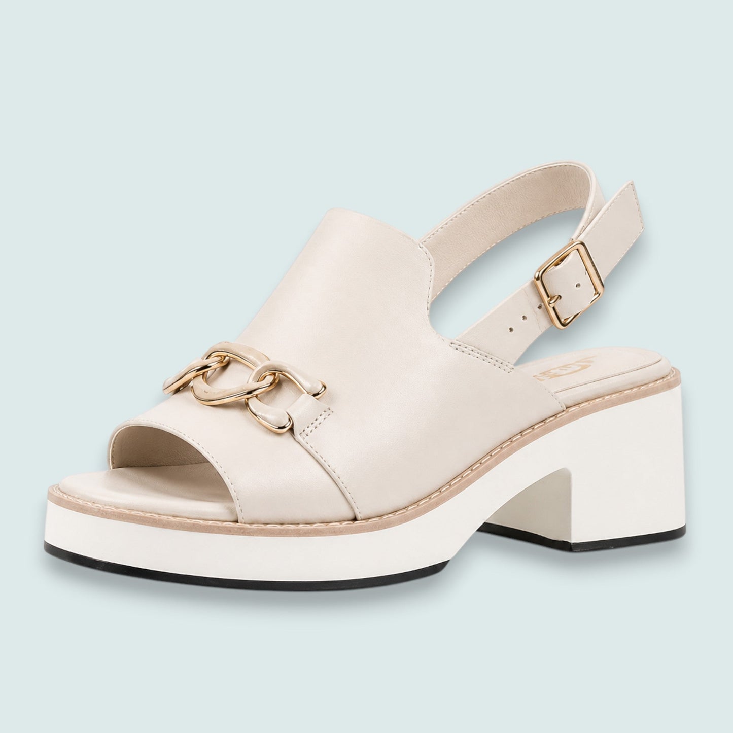 Little Empresses - Refined Chain Platform Sandal