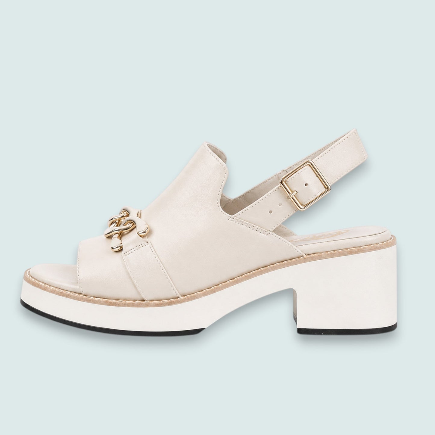 Little Empresses - Refined Chain Platform Sandal