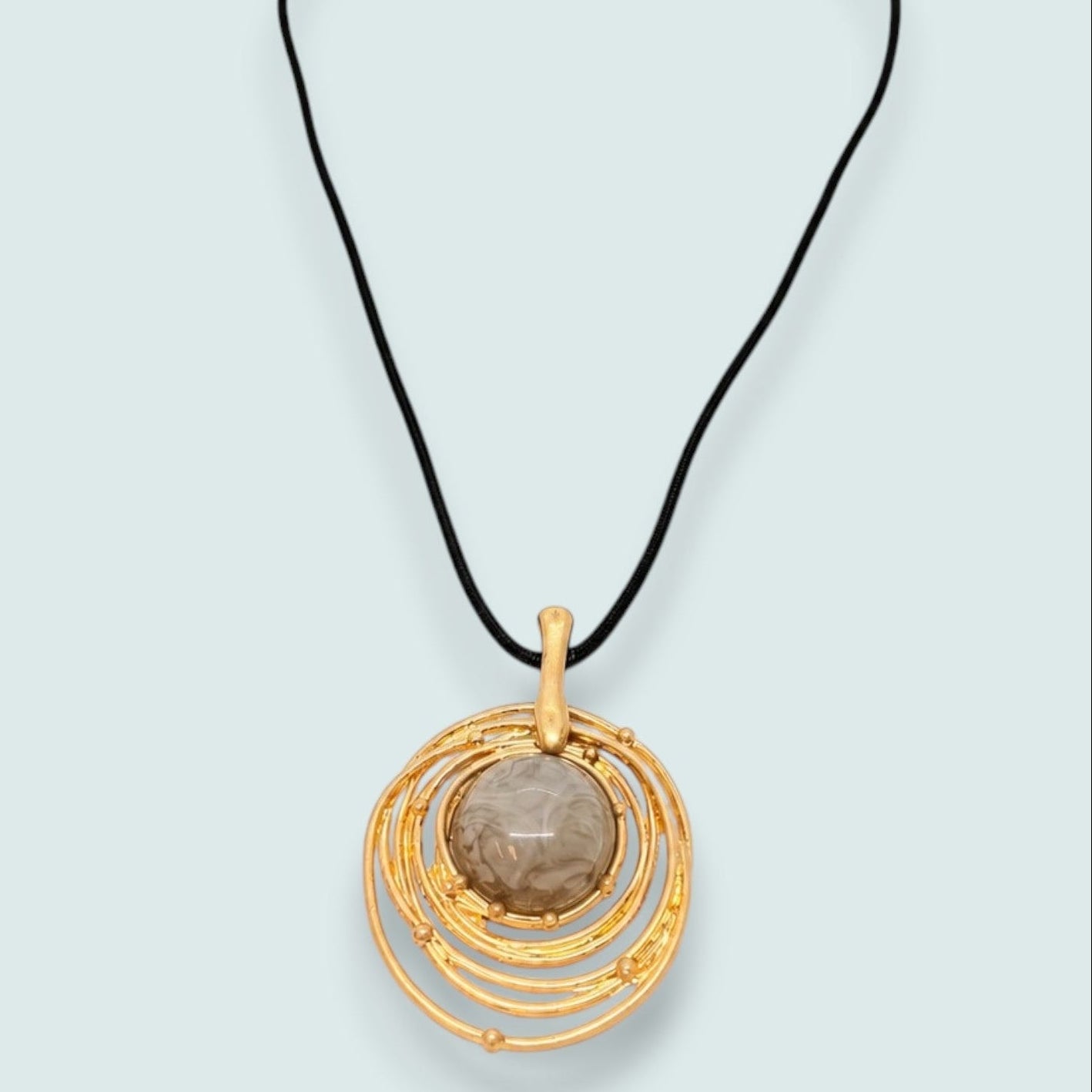 Audrey's - Orbit Stone Pendant Necklace