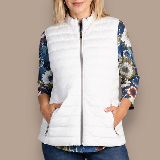 Moffi - Lightweight Quilted Zip-Front Vest