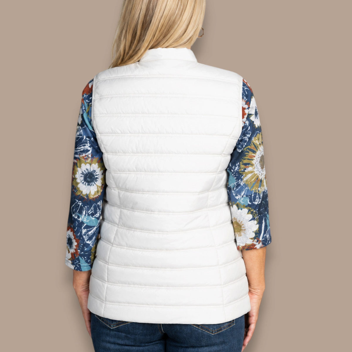 Moffi - Lightweight Quilted Zip-Front Vest