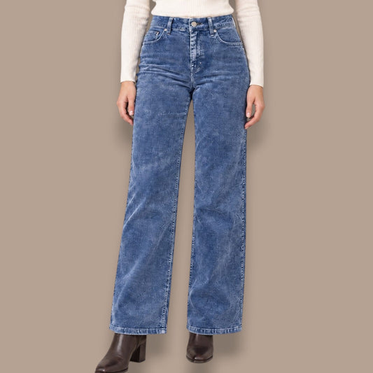 Carreli - Wide-Leg Corduroy Pants