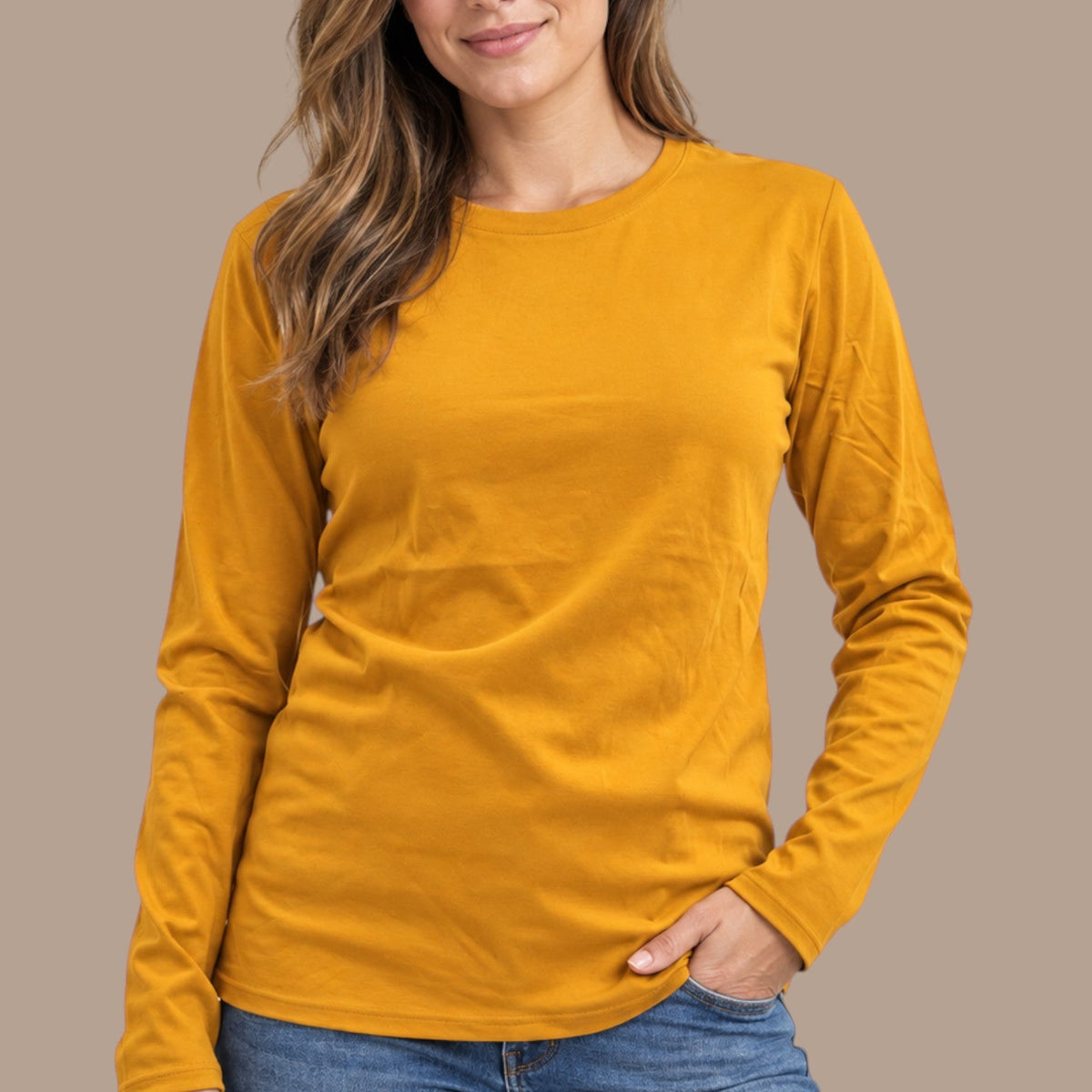 Carreli - Essential Long Sleeve Crew Neck Top