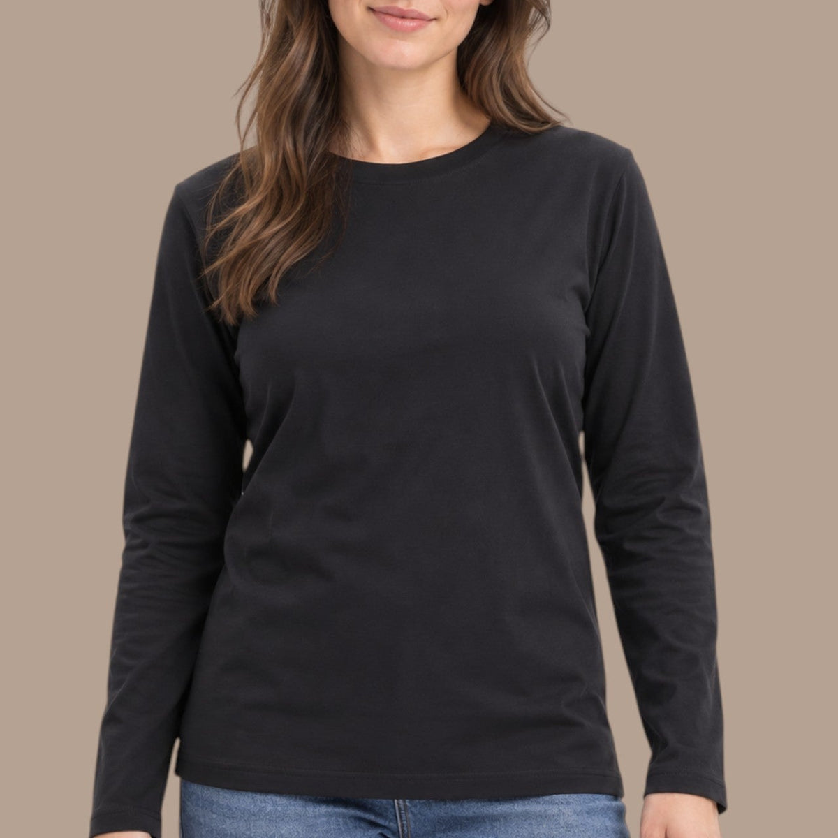 Carreli - Essential Long Sleeve Crew Neck Top