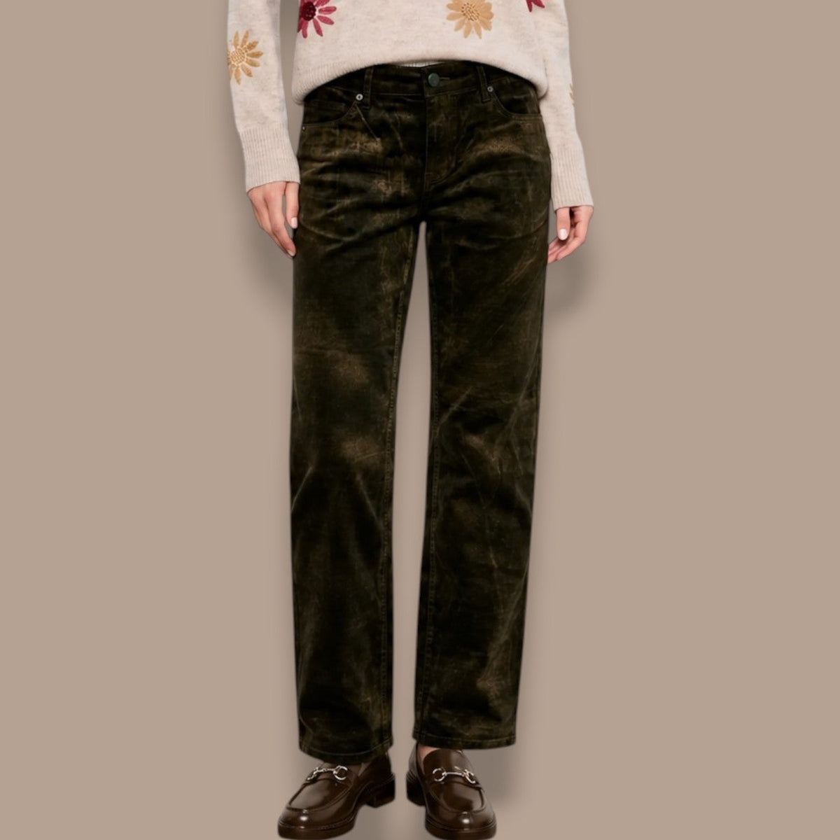 Carreli - Soft Relaxed Straight-Leg Pants