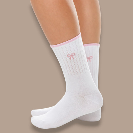LimLim - Bow Crew Socks