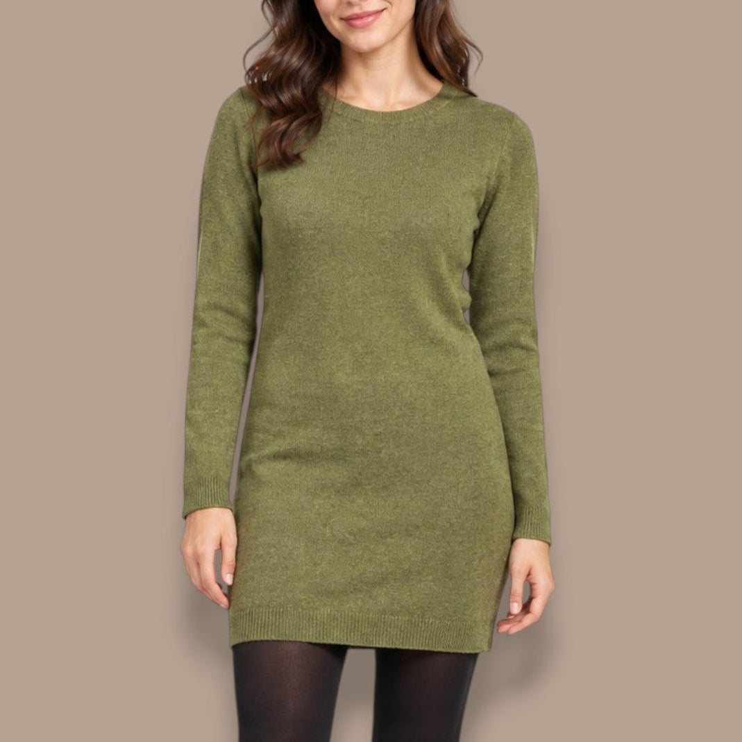 Etymologie - Crew Neck Knit Sweater Dress