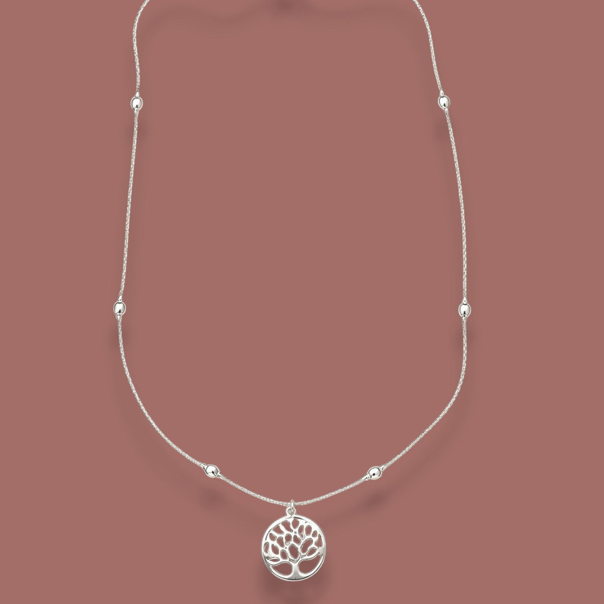 Audrey's - Silver Tree Of Life Necklace