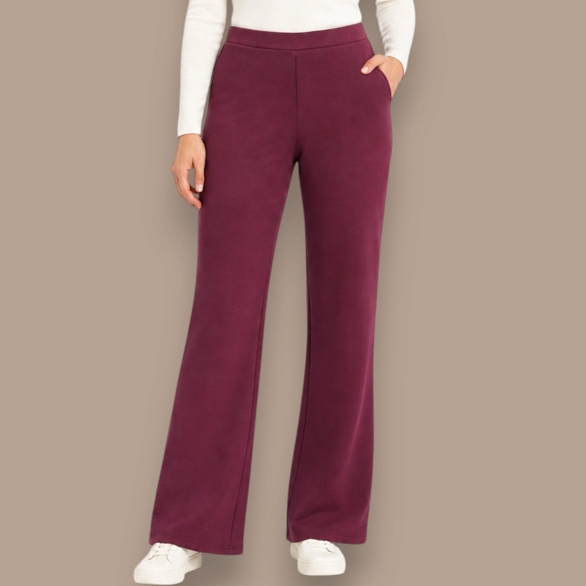 Sunday - Pull-On Flared Pants With Pockets