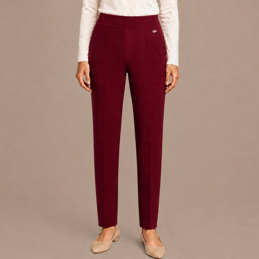 Lasania - Essential Pull-On Tapered Dress Pant (Petite)