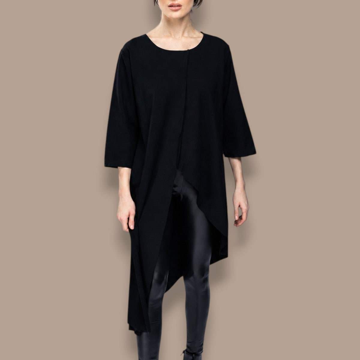 Paolo Tricot - Asymmetrical Draped Tunic
