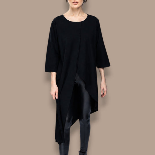Paolo Tricot - Asymmetrical Draped Tunic