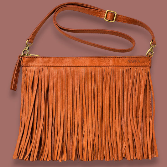 Nappa - Fringe Crossbody Bag