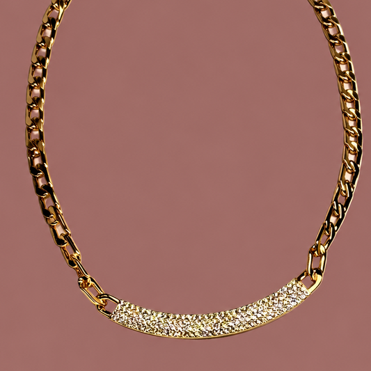 Jacqueline Kent - Chain Link Choker Necklace