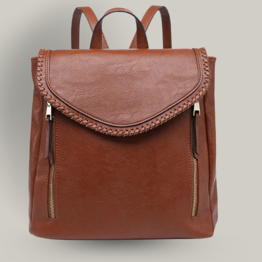Current - Braided Vegan Leather Backpack